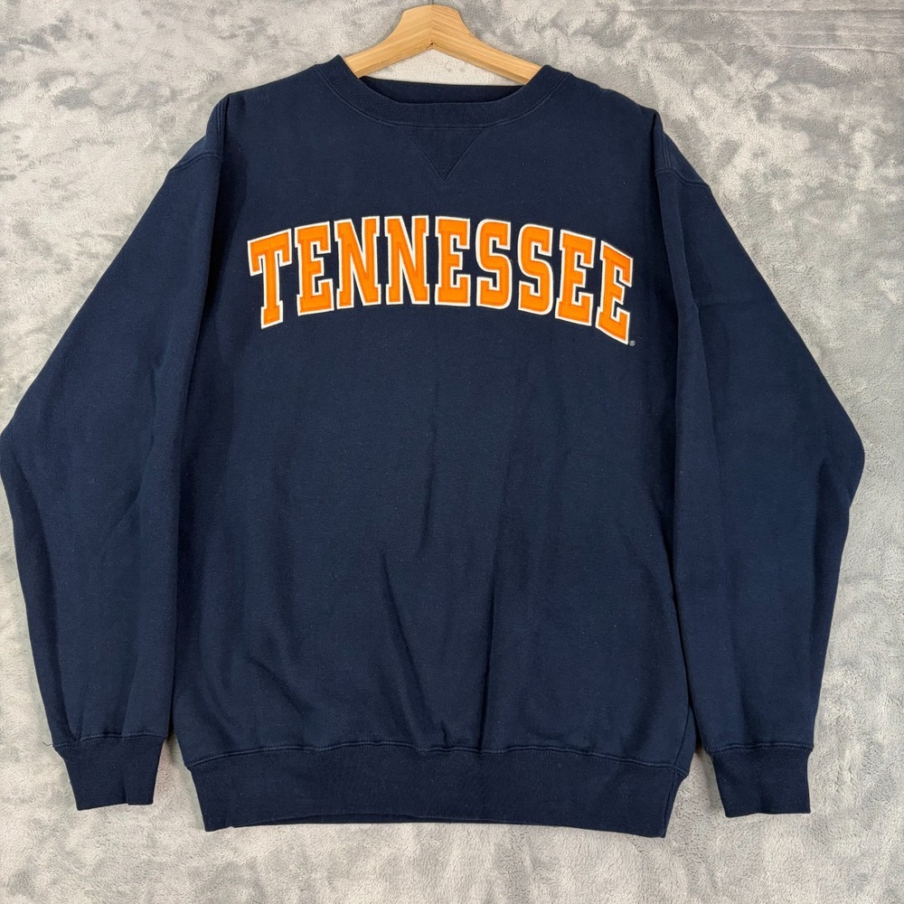Vintage 90s Tennessee Volunteers Vols Embroidered Crewneck Medium Sweatshirt